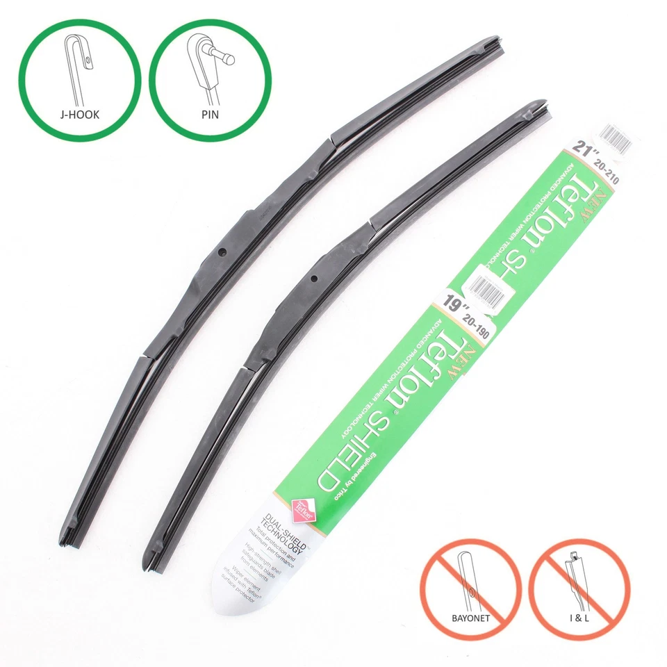 Limpiaparabrisas Trico 20-190 20-210 19"+21" doble escudo para todo tipo de clima 2 piezas Foto 1 de 4