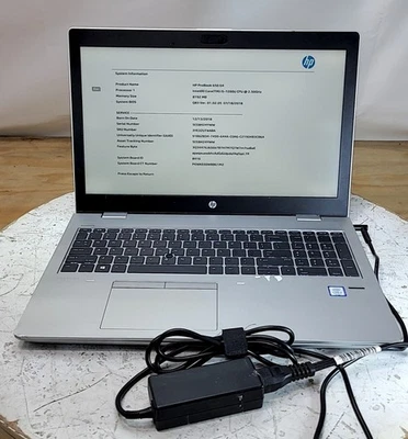 HP PROBOOK 650 G4 3YE32UT-ABA Laptop Intel I5-7200U 8GB 256GB - Image 1 of 4