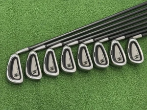 Lynx Golf BLACK CAT Iron Set 3-PW Right Handed RH Graphite Unifiber Flare Stiff - Picture 1 of 11