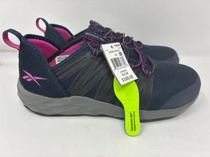 Reebok Work Damen Astroride Stahlkappe Stat dunkelmarine und lila - 8,5 Medium - Bild 1 von 5