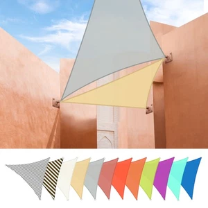 3'x3'x3' Dreieck Sonnenschutz Segel Überdachung UV Block Terrasse Hof Pool Außenbereich - Bild 1 von 10