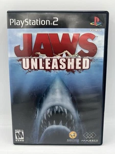 Jaws Unleashed (Sony PlayStation 2 PS2, 2006) TESTED No Manual - Imagen 1 de 4