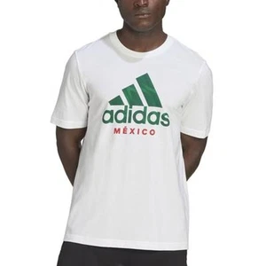 Neu mit Etikett Adidas Mexico DNA T-Shirt 2022 für Herren - weiß, 2XL - Bild 1 von 1