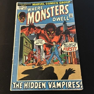 WHERE MONSTERS WHERE #17 (MARVEL 1972) FN- 5.5! CLASSIC MARVEL MONSTERS NACHDRUCKE - Bild 1 von 6