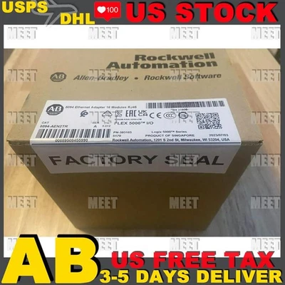New Sealed 5094-AEN2TR Allen-Bradley 5094 Ethernet Adapter 16 Modules RJ45 AB - Image 1 of 4