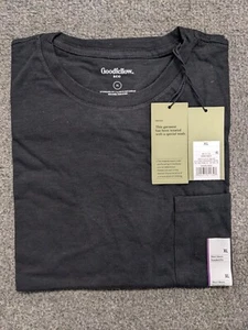 Mens Goodfellow & Co Crew Neck Short Sleeve T-Shirt Sz XL Black NWT -R2P6-1347 - Picture 1 of 3