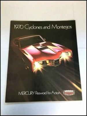 1970 Mercury 24-page Vintage Sales Brochure Catalog - Cyclone Spoiler GT Montego - Image 1 of 4