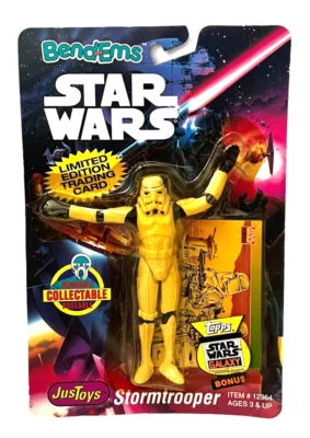 Star Wars Bend Ems Stormtrooper 7 Inch Vintage Bendable Figure JusToys 1993 - Image 1 of 4