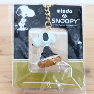Snoopy Peanuts Strap Kimono Sitting Pose Black×Gold Mister Donut Collaboration - Picture 1 of 6