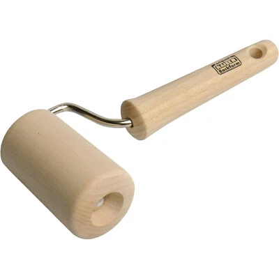 KAISER Backform Teig Roller 190x75mm Patisserie Buchen Holz ergonomischer Griff - Bild 1 von 3