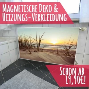Magnet Heizkörperverkleidung Heizkörperabdeckung Heizung Schutz Motiv StrandGras - Bild 1 von 5