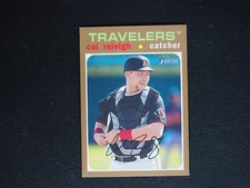 2020 Topps Heritage Minors Cal Raleigh Gold Border #11/15 NMMT