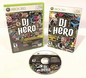 DJ HERO MICROSOFT XBOX 360 SCRATCH & MIX THE HOTTEST HITS COMPLETE SET 2009 - Picture 1 of 4