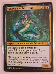 4X TATYOVA, BENTHIC DRUID Dominaria DOM (206/269) NM MTG MAGIC PLAYSET OF 4 - Picture 1 of 1
