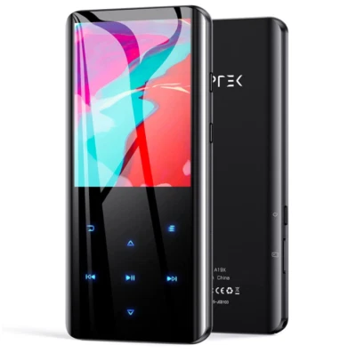 AGPTEK 32GB MP3 Player Bluetooth 5.0 TFT Farbbildschirm Touch-Tasten Schwarz - Bild 1 von 4