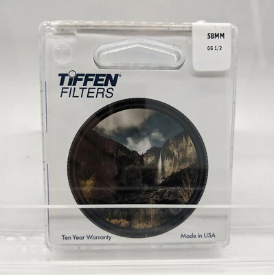 New Tiffen 58mm Glimmerglass (Grade / Denisity 1/2) Glass Filter - 58GG12 - Image 1 of 4