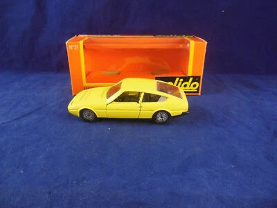 Scarce vintage Solido  No.21 Matra Simca Bagheera in Primrose Yellow 1:43 Scale - Image 1 of 4