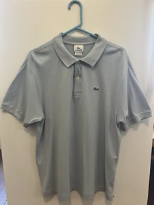 Lacoste Men’s Polo Shirt Light Blue Size (XLarge) Classic Fit 5191L6 Croc Logo - Picture 1 of 6