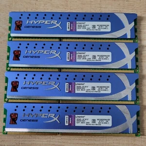 Kingston HyperX Genesis 16GB RAM Sticks DDR3-1600 KHX1600C9D3K4/16GX Kit of 4 - Picture 1 of 3