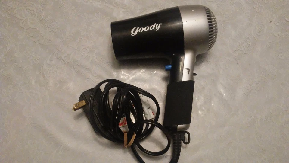Secador de pelo secador de pelo Goody negro plateado Foto 1 de 4