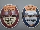 Rebellion Roasted Nuts And Springer  Marlow Brewery Beer Clip Front Pub...