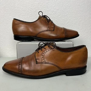Allen Edmonds Clifton Cap Toe Derby elegante Lederschuhe walnussfarben Größe 10,5 D - Bild 1 von 10