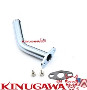 Turbo Oil Drain Pipe Kit For Mitsubishi TD03 TD04 TD05 TD06 19mm / 45Deg - Picture 1 of 3
