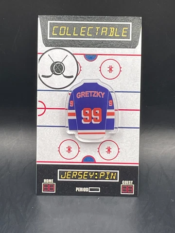 New York Rangers Wayne Gretzky  jersey lapel pin-Classic RINK Collectible-99 Cover