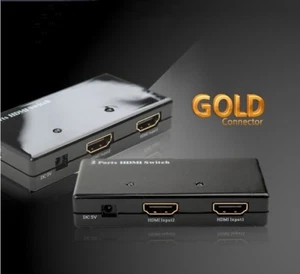 Selector HDMI ver 1.3b HDCP Alta definición HDMI 2_in, selector 1_out - Imagen 1 de 5