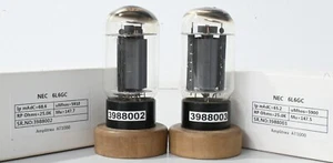 6L6GC NEC schwarze Basis hergestellt in Japan Amplitrex AT1000 geprüfte Menge 1 MP (2 Stück) - Bild 1 von 10