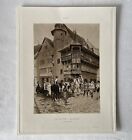Vintage Early 20Th C Photogravure Print Delort Recruiting Sergeant 18Th Century