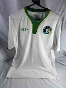 Rara maglia calcio New York Cosmos, Cantona 7, bianca 2011-12 Umbro. Petto 42". - Foto 1 di 10