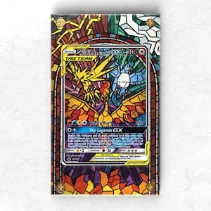Moltres & Zapdos & Articuno GX Pokémon Extended Artwork Protective Card Display