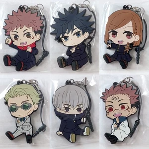 Jujutsu Kaisen Rubber Keychain YUJI MEGUMI NOBARA NANAMI TOGE NOBARA SUKUNA - Picture 1 of 13