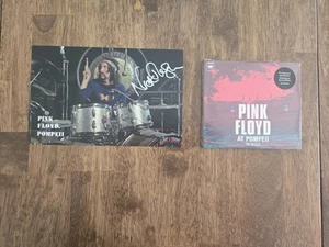 Pink Floyd at Pompeii MCMLXXII 2 CD Nick Mason Signed Postcard Art Card - Picture 1 of 1