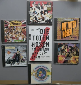 DIE TOTEN HOSEN - 6 CDs + 1 Buch Kreuzzug Damenwahl Horrorschau Love, Peace TOPP - Picture 1 of 4