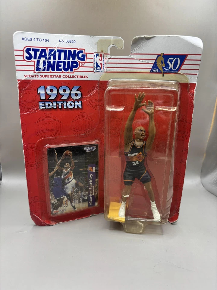 Figura de colección Phoenix Suns Charles Barkley alineación inicial 1996 NBA 50 Kenner Foto 1 de 3