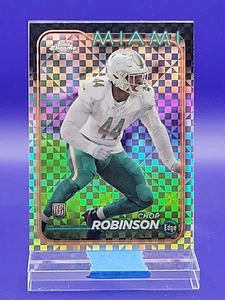 Chop Robinson 2024 Topps Chrome X-Fractor RC SP 🔥 Dolphins - Picture 1 of 2