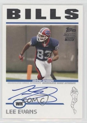 2004 Topps Signature Edition /1099 Lee Evans #78 Rookie Auto RC - Image 1 of 2