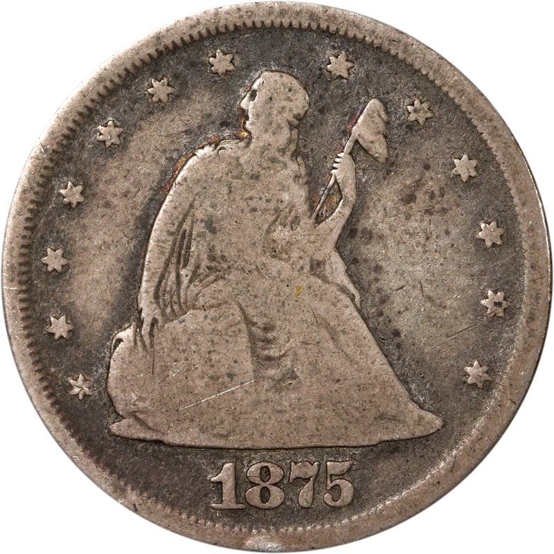 1875-P Twenty (20) Cent Piece Great Deals From The Executive Coin Company - Image 1 of 2