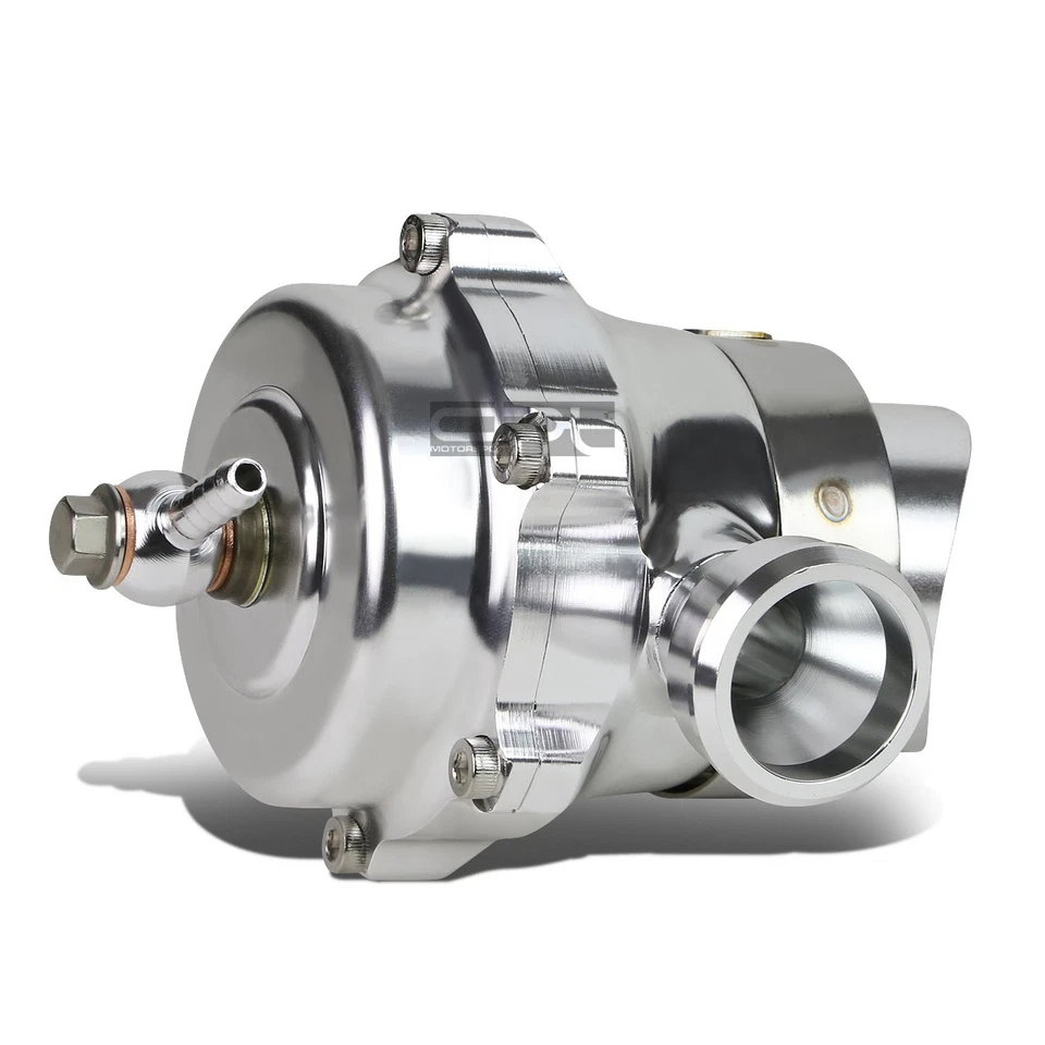 ALTA PRESIÓN ALUMINIO TURBO VÁLVULA DE SOPLADO BOV TROMPETA 50MM BANDA V PSI PLATA Foto 1 de 4