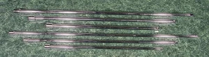 6pc Super Long Socket EXTENSION BAR SET 3/8" and 1/2" Drive 15" 18" 24" 30" CR-V - Picture 1 of 1