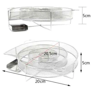 Square and Round Grill Hot Cold Smoking Mesh Tube Smoke Generator Stainless - Picture 1 of 4