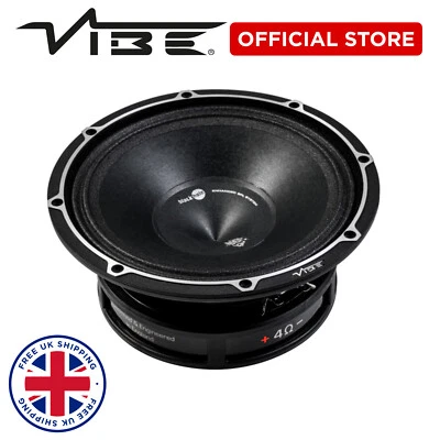 VIBE 8" 675W Blackdeath Pro Audio Speaker Car Audio - SOLD AS SINGLE BDPRO8M-V9 - Image 1 of 4