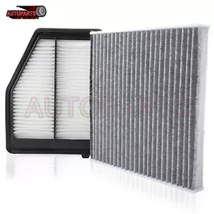 Engine & Cabin Air Filter For 17220R1AA01 2012-2015 Honda Civic 1.8L 4-Door - Foto 1 di 11