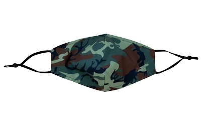 Large Face Mask Cover Camo Filter 2 Layers Fabric Reusable Washable Men USA - Image 1 of 4