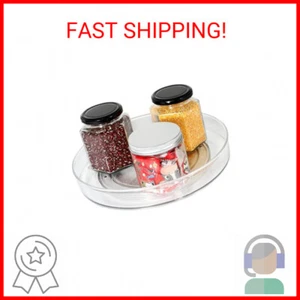 Lazy Susan Condiments Organizer, Spice Rack Storage Turntable for Cabinet,Fridge - Picture 1 of 2