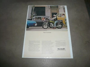 Kawasaki Sports Motorcycle - Vintage Print Ad - Picture 1 of 1