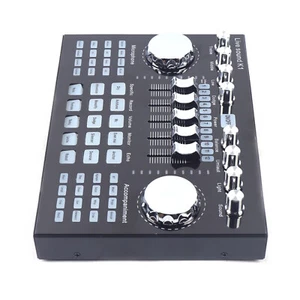 Digital Audio Mixer Live Sound Card K1 Audio Mixing Console Computer Phone DC 5V - Picture 1 of 16