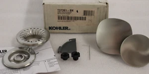 Kohler T37391-BN - Conjunto de molduras de residuos y desbordamiento de bañera - Níquel cepillado - Imagen 1 de 5